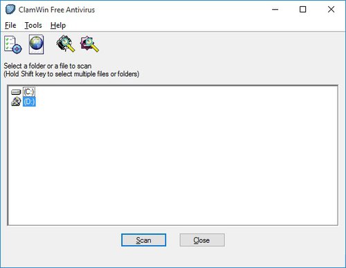 ClamWin Free Antivirus - Антивирусный сканер для Windows