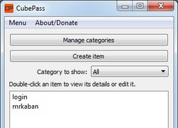 CubePass - Менеджер паролей