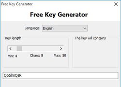 Free Key Generator - Генератор паролей
