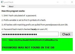 pwnCheck - Проверить пароль на утечку