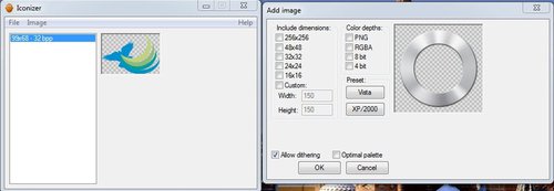 Iconizer - добавление изображения в файл значка