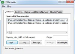 PDFTK Builder - Объединение, слияние и вращение PDF