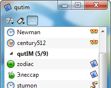 qutIM - Клиент обмена мгновенными сообщениями
