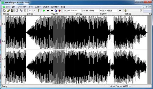Редактор аудио файлов WaveShop