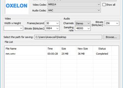 Oxelon Media Converter - Преобразование аудио и видео