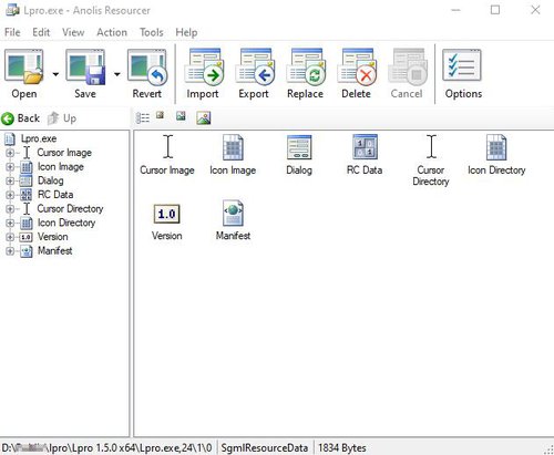 Свободная программа для редактирования исполняемых exe файлов