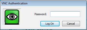 Ввод пароля от vnc сервера
